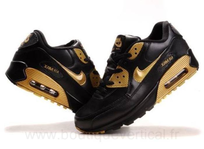 nike air max noir et doré