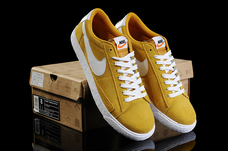 nike blazer low marron