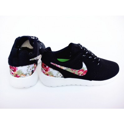 nike roshe run floral femme jaune